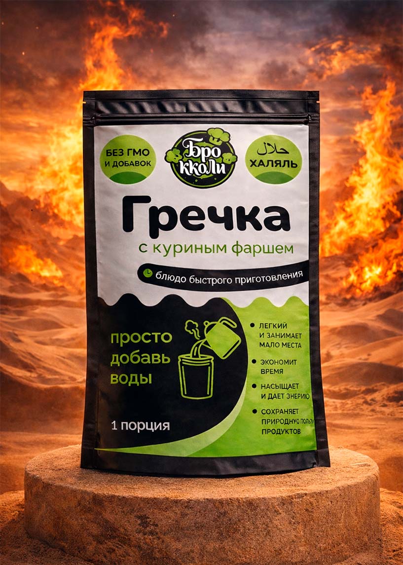 Бро Кколи в пустыне